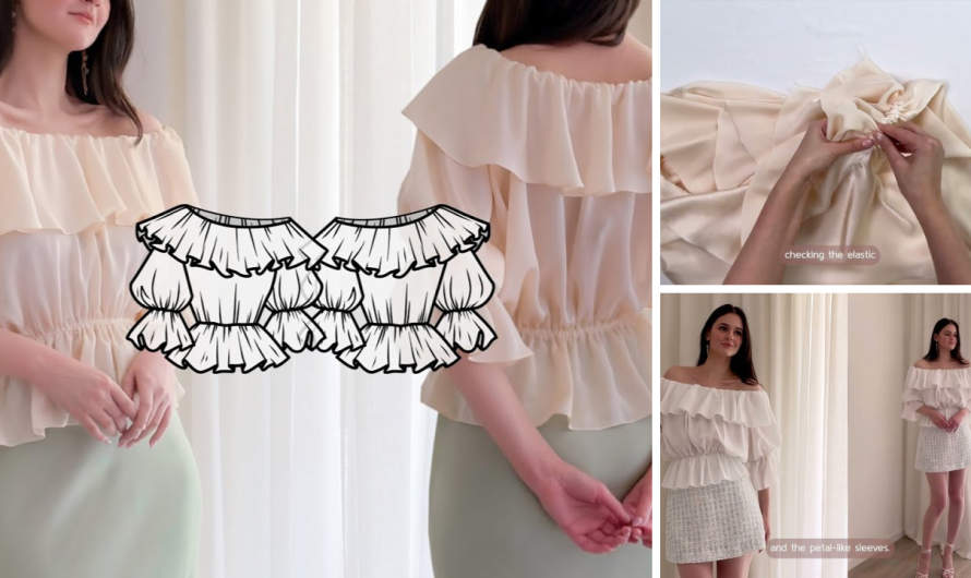 How to Sew a CHLOE Inspired Ruffled Top