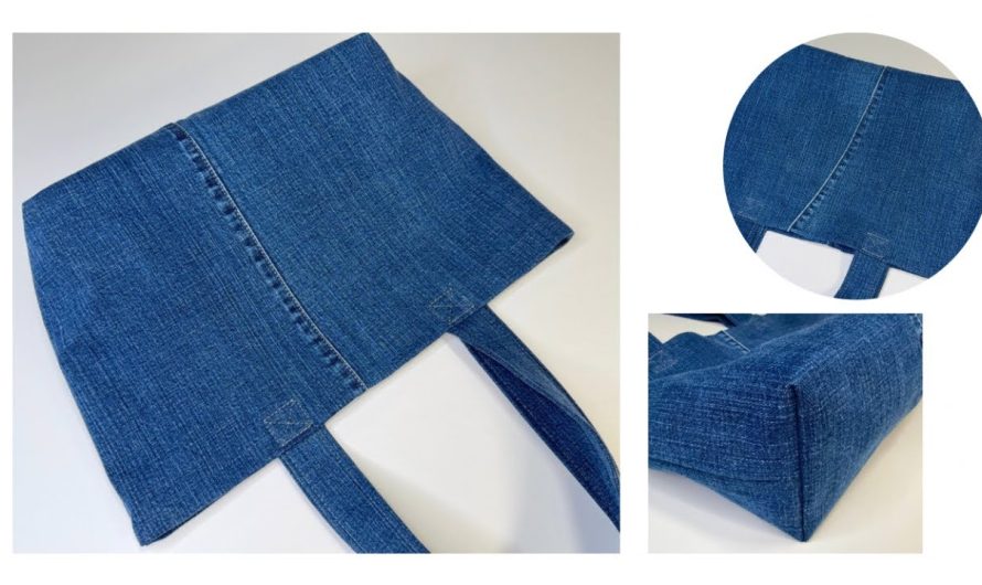 DIY Denim Bag: Transform Old Jeans into a Stylish Tote (No Zipper Needed!)