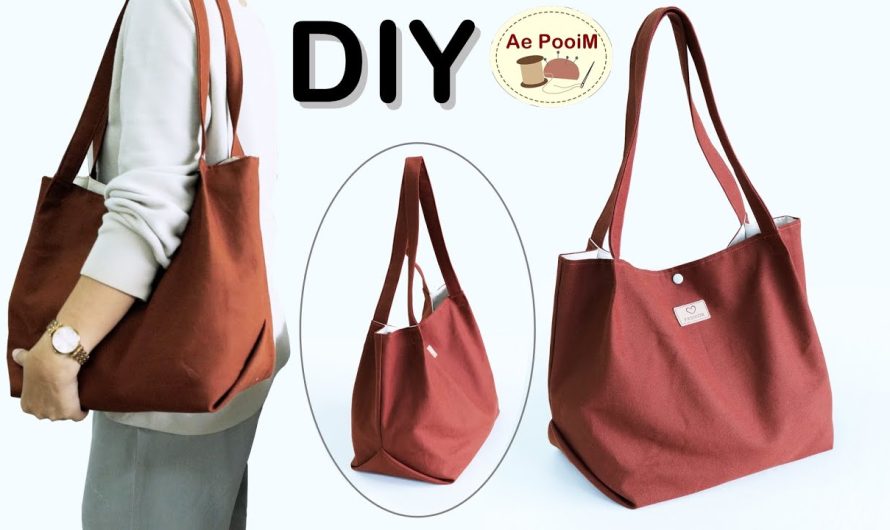 How to make a simple daily shopping tote bag