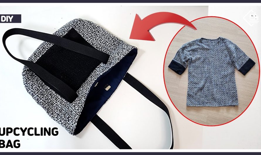 How to turn an old dress into a comfy bag