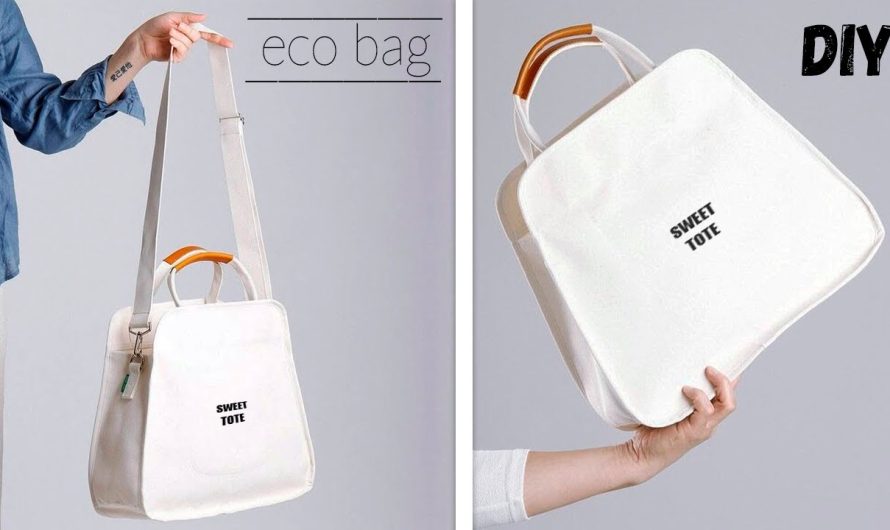 DIY Canvas ECO Tote Bag Tutorial