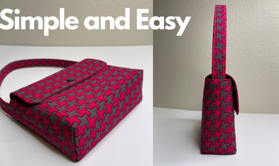 🧵 How to Sew a Handbag: Simple and So Fast (Beginner-Friendly DIY Guide)