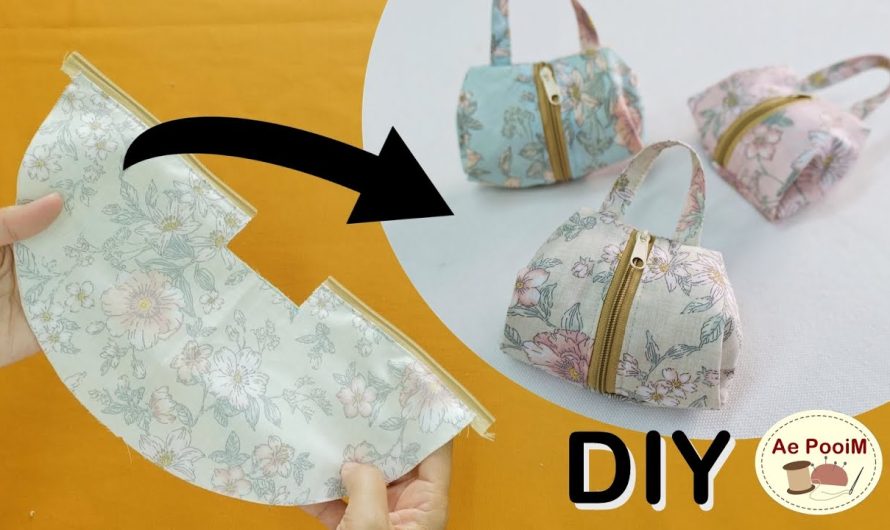 How to sew a cute pouch idea