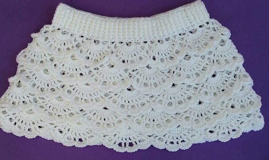 Easy Crochet Shell Stitch Skirt for All Sizes: A Step-by-Step Guide