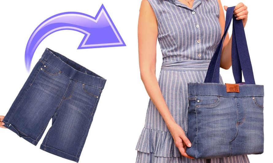 How to Sew a Simple Bag Out of Old Jeans
