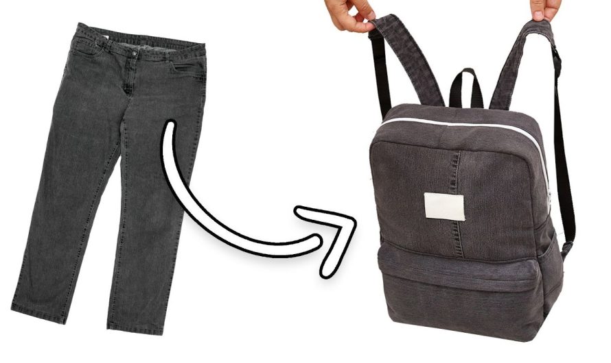 How to Turn Old Jeans into a Stylish Backpack