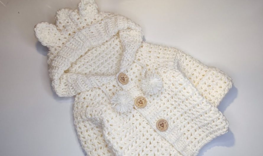 How to Crochet a “Cuddle Bear” Baby Hoodie
