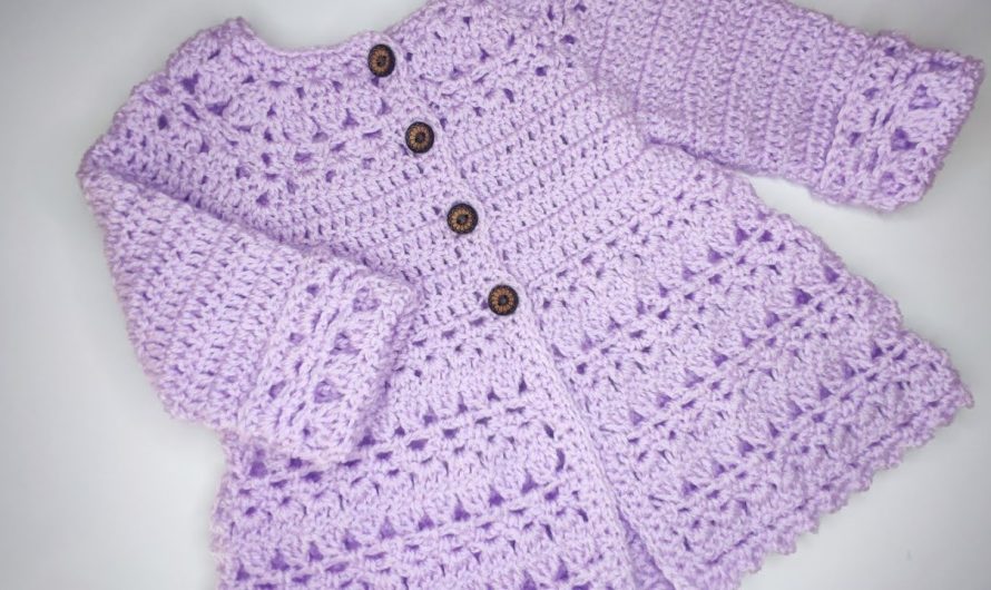 How to Crochet the “End of Summer” Baby Cardigan