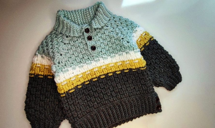 How to Crochet a Boys “October Sweater” — A Full Tutorial