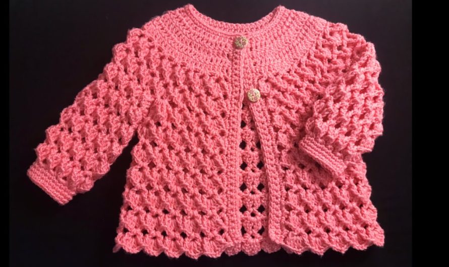 Crochet Jacket or Coat for Girls (Ages 1–8) – A Cozy & Customizable Project