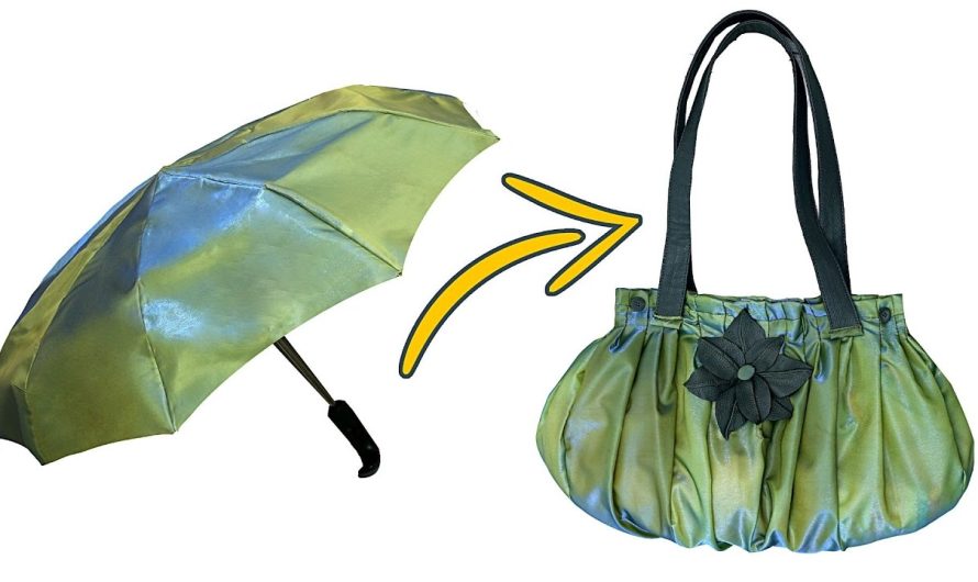From a Broken Umbrella You Can Sew a Lovely Woman’s Bag
