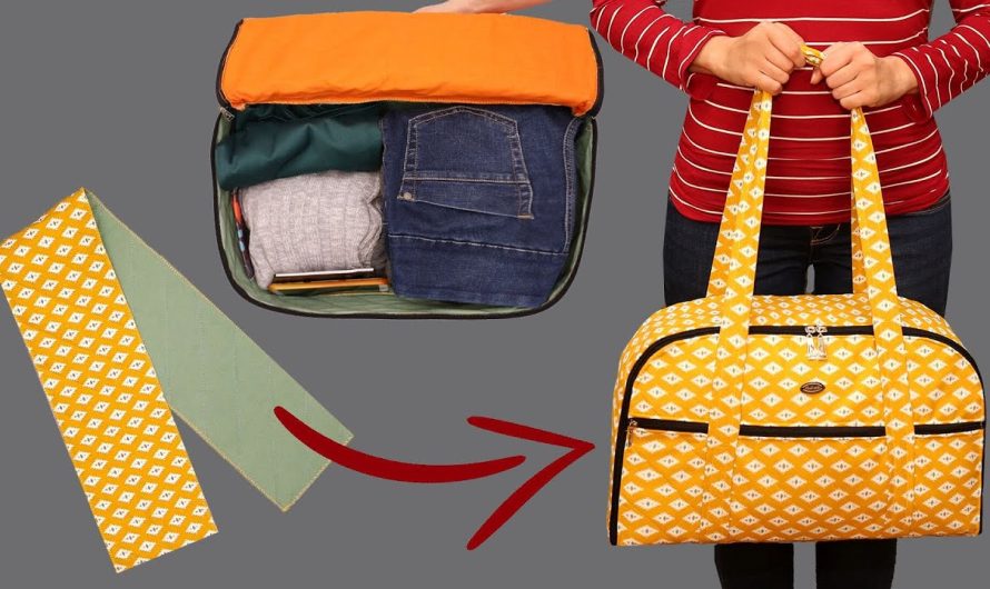 The Weekend Getaway Barrel Bag A Simple, Structured Duffle Pattern