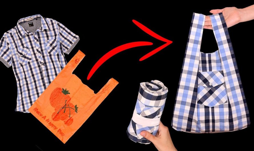 How to Sew a Shopping Bag Out of an Old Shirt: A Step-by-Step Guide