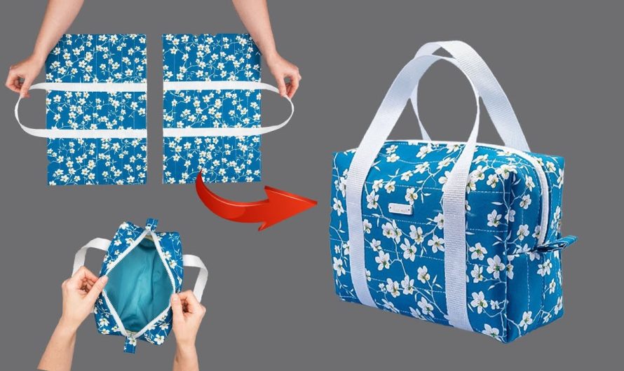 Seamless Comfort: The “Quilted Travel Barrel” Bag – A Quick-Sewing Tutorial